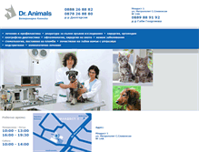 Tablet Screenshot of doctoranimals.com